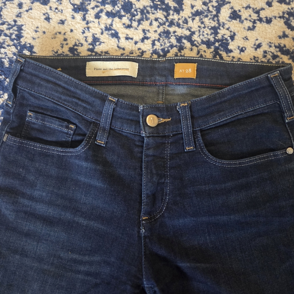 Pilcro and the Letterpress Indigo Skinny Jeans - Picture 3 of 11